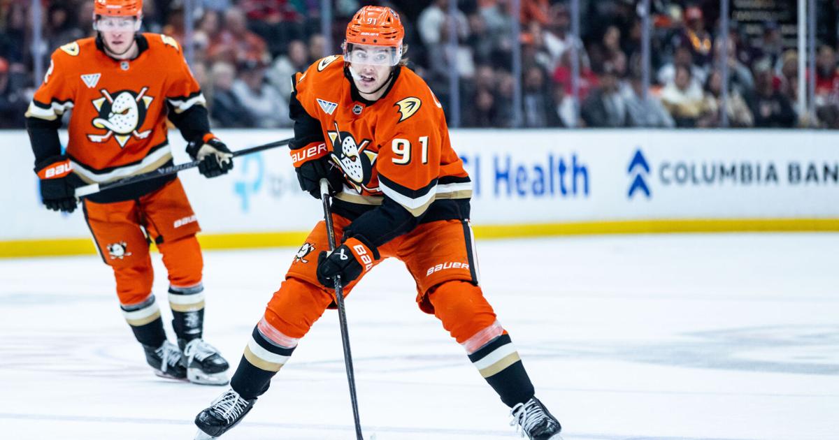 Leo Carlsson, rookie Beckett Sennecke lead first-place Ducks' 7-1 rout of road-weary Blackhawks | National Sports