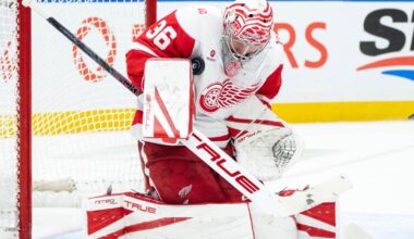 Gibson gets 1st shutout in almost 3 years as Red Wings blank Canucks 4-0 |