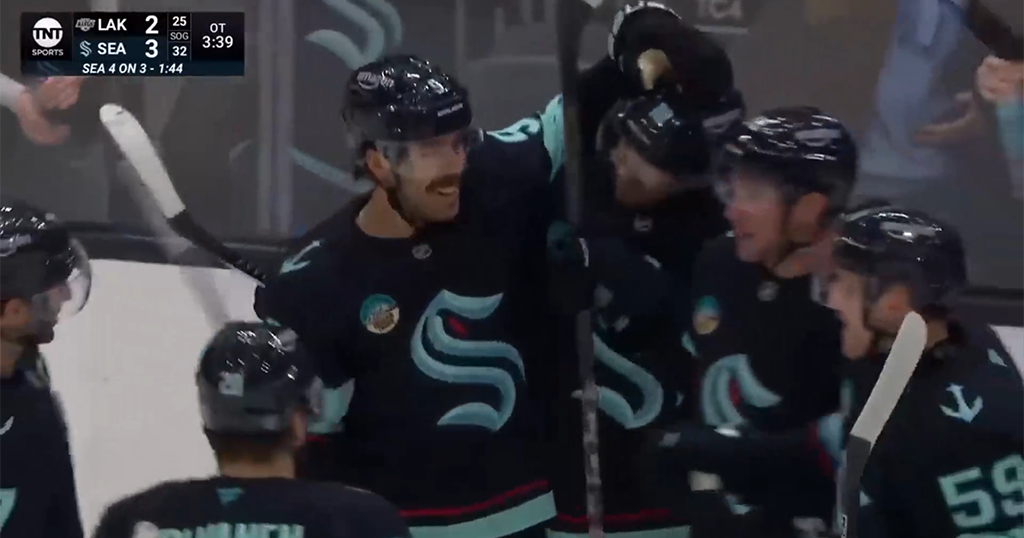 Kraken break six game skid with overtime thriller | Sports