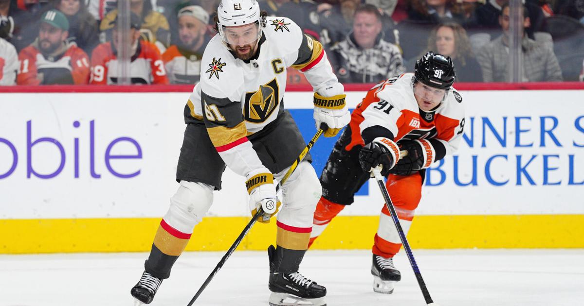Stone scores his 2nd goal of the game in OT to lift the Golden Knights over the Flyers 3-2 | Pro National Sports