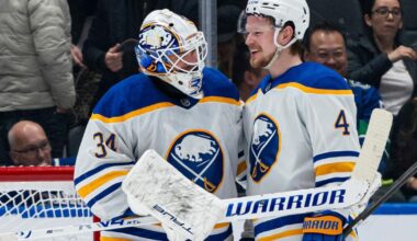 Dahlin, Thompson each have goal and assist as Sabres beat Canucks 3-2 |