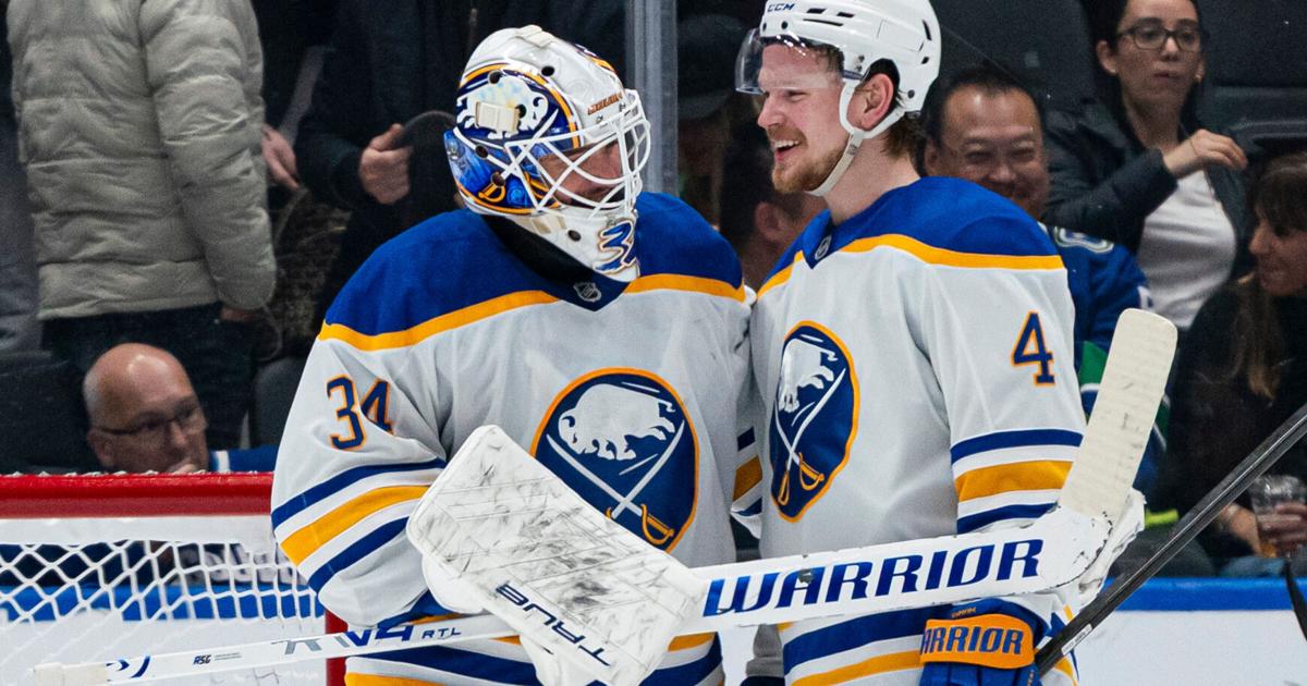 Dahlin, Thompson each have goal and assist as Sabres beat Canucks 3-2 |