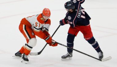 Adam Fantilli’s OT goal lifts Blue Jackets past Ducks 4–3 | Associated Press