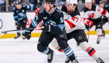 Noesen and Brown score goals as Devils beat Mammoth 2-1 for 3rd win in 4 games | Sports