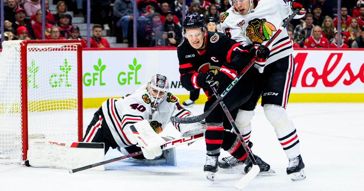 Senators score 3 goals in third period of 6-4 win over Blackhawks | Pro National Sports