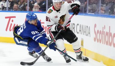 Blackhawks lose Frank Nazar to facial injury in 5th straight defeat | National