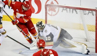 Backlund scores 2 as Flames beat Golden Knights 6-3 |