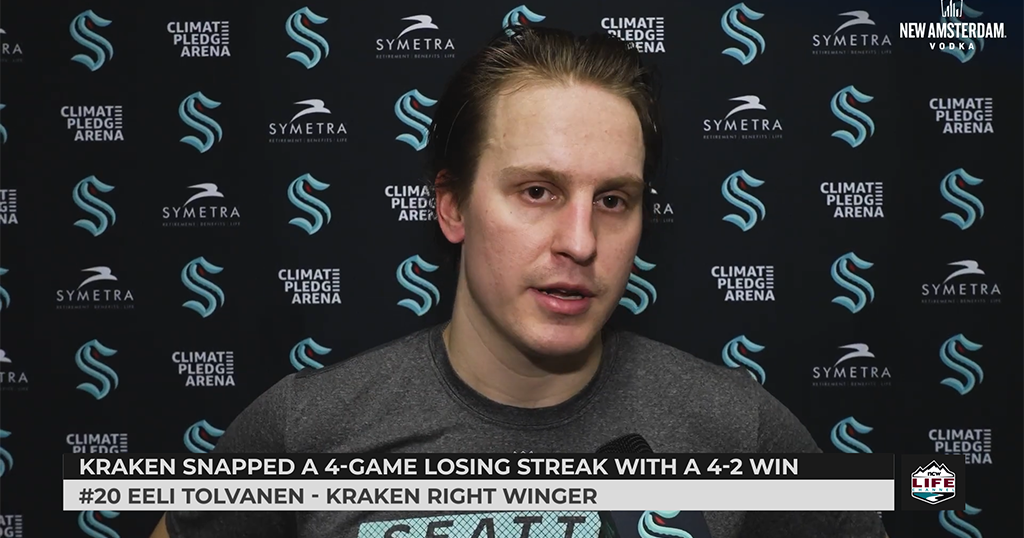 Kraken snap 4-game skid with 4-2 win over Sharks | Sports
