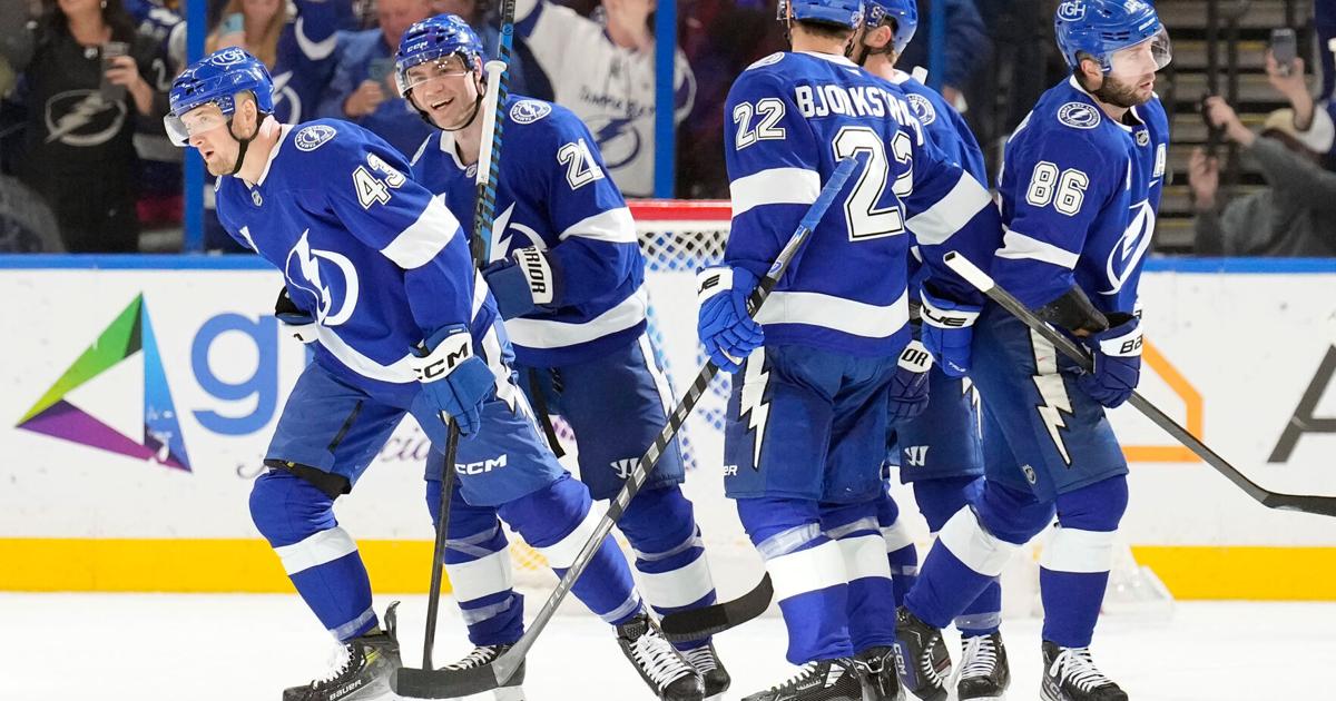 Raddysh has goal, 2 assists to reach 100 career points as Lightning beat Blues 4-1 |