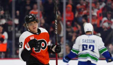 Grebenkin, Grundstrom lead Flyers to 5-2 win over Canucks |