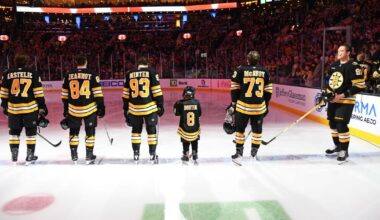 9-year-old Tucker Boutin skates with Boston Bruins | Sports