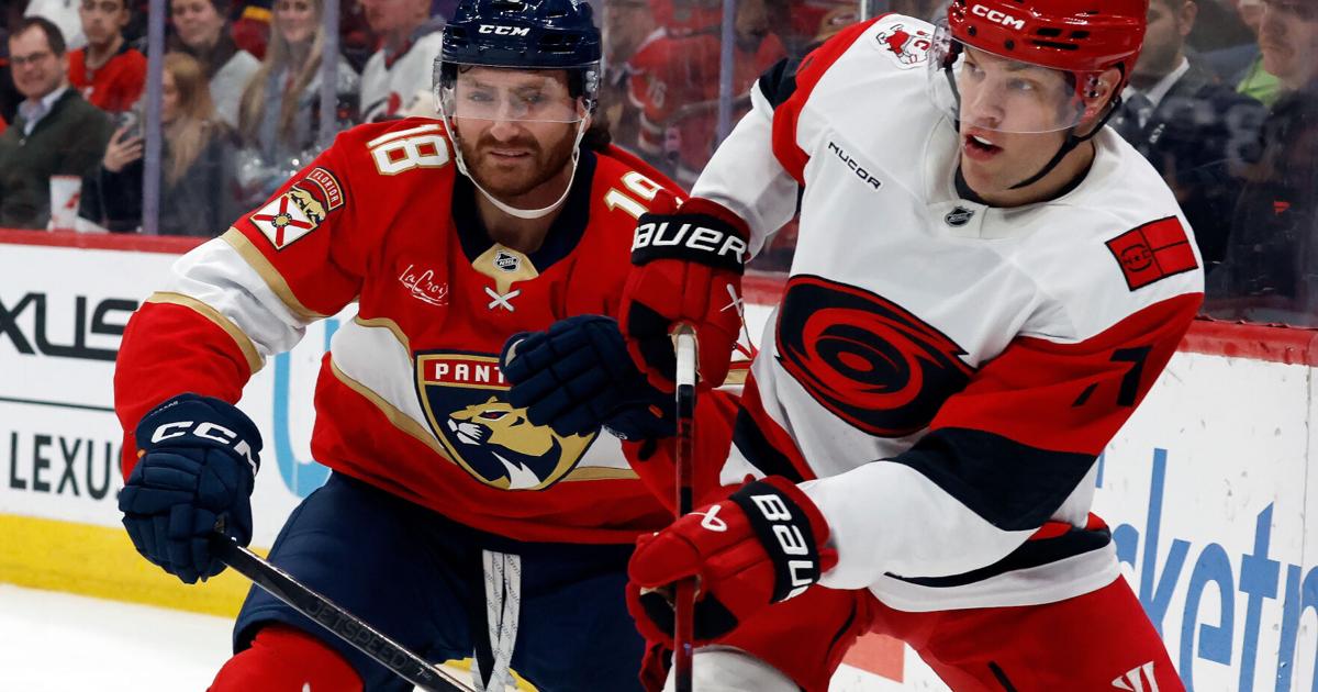 Kunin and Lundell score during Panthers' 5-goal 3rd period in 5-2 win over Hurricanes |
