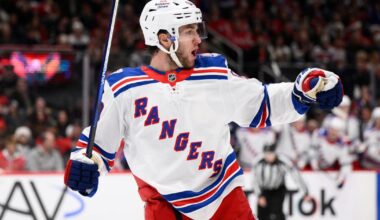 Rangers score 5 goals in the 3rd period to beat the Capitals 7-3 for another road win |