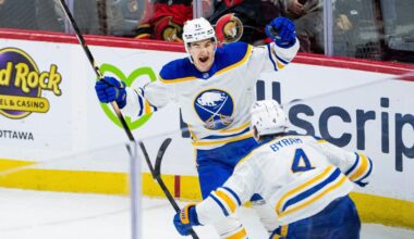Byram lifts Sabres over Senators 3-2 in OT for first 7-game win streak in 7 years |