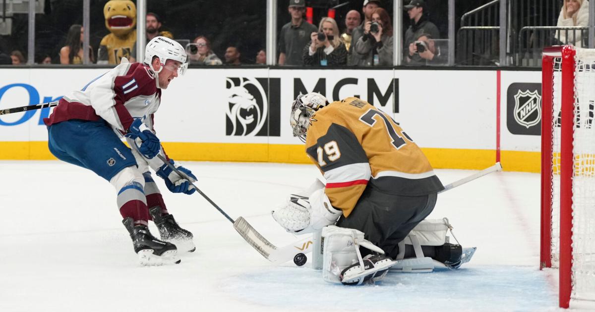 Necas scores twice, MacKinnon gets shootout winner, Avs top Knights 6-5 | National