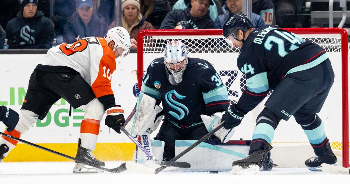 Grubauer stops 31 shots and Tolvanen scores twice as Kraken beat Flyers 4-1 | Sports