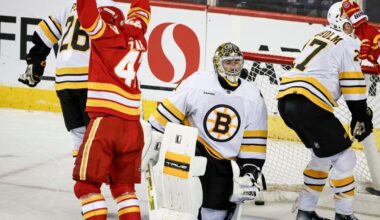 Connor Zary scores on OT power play to lift the Flames past the Bruins, 2-1 | National Sports