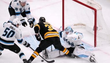 Utah Mammoth lose 4-1 to Boston Bruins – Deseret News