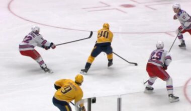 Forsberg, Annunen lead Predators over Rangers, 2-1