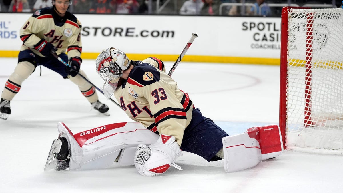 Detroit Red Wings prospect Sebastian Cossa named AHL player of week