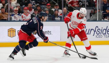 Detroit Red Wings drop 5th in 6 games with 6-5 (SO) loss to Columbus
