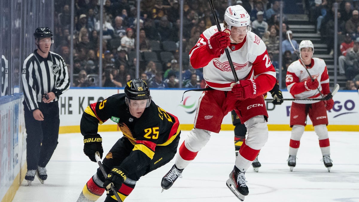 Red Wings' young stars Danielson, Finnie, Sandin-Pellikka fuel successful trip