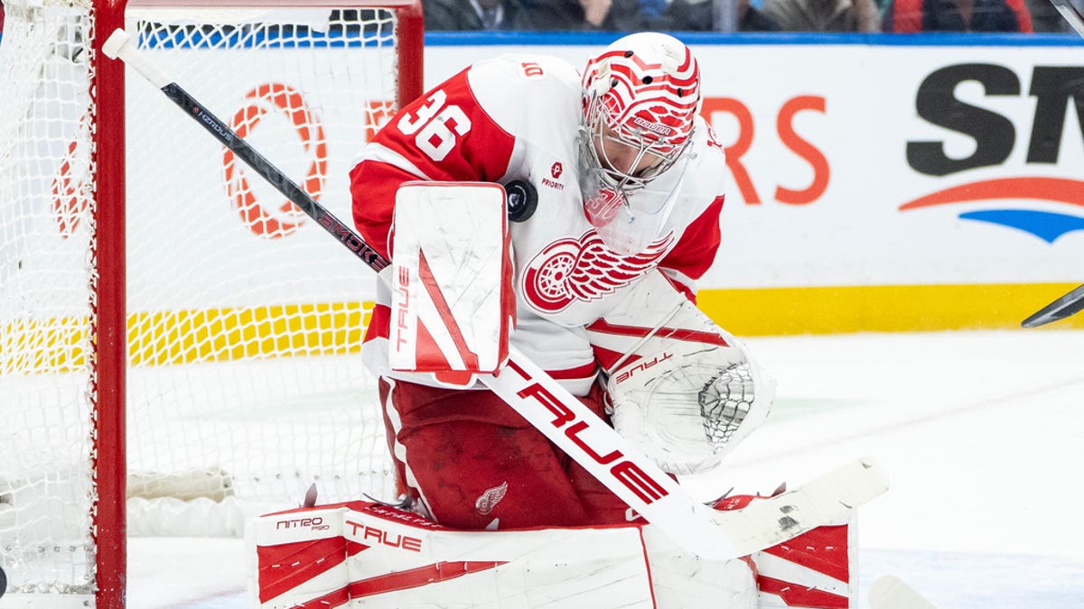 John Gibson's shutout another positive sign for rising Detroit Red Wings