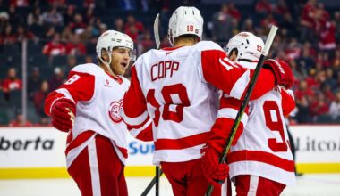 Detroit Red Wings take 3rd straight with 4-3 win over Calgary Flames