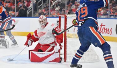 Detroit Red Wings 3-game win streak ends with 4-1 loss to Oilers
