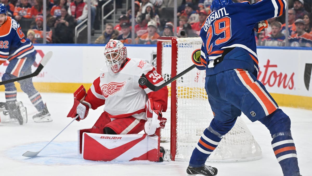 Detroit Red Wings 3-game win streak ends with 4-1 loss to Oilers