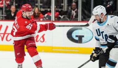 Detroit Red Wings score in loss to Utah Mammoth on national TV