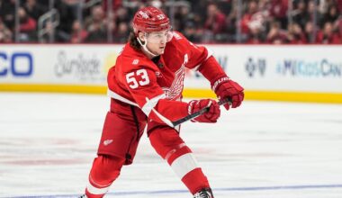 Detroit Red Wings' Moritz Seider unavailable for practice Friday