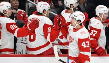 Moms watch Red Wings turn in sterling road performance vs. Capitals