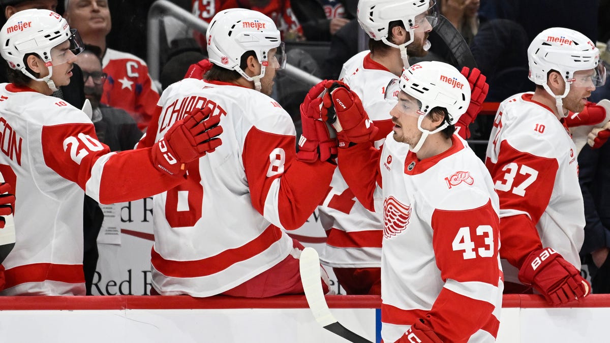 Moms watch Red Wings turn in sterling road performance vs. Capitals