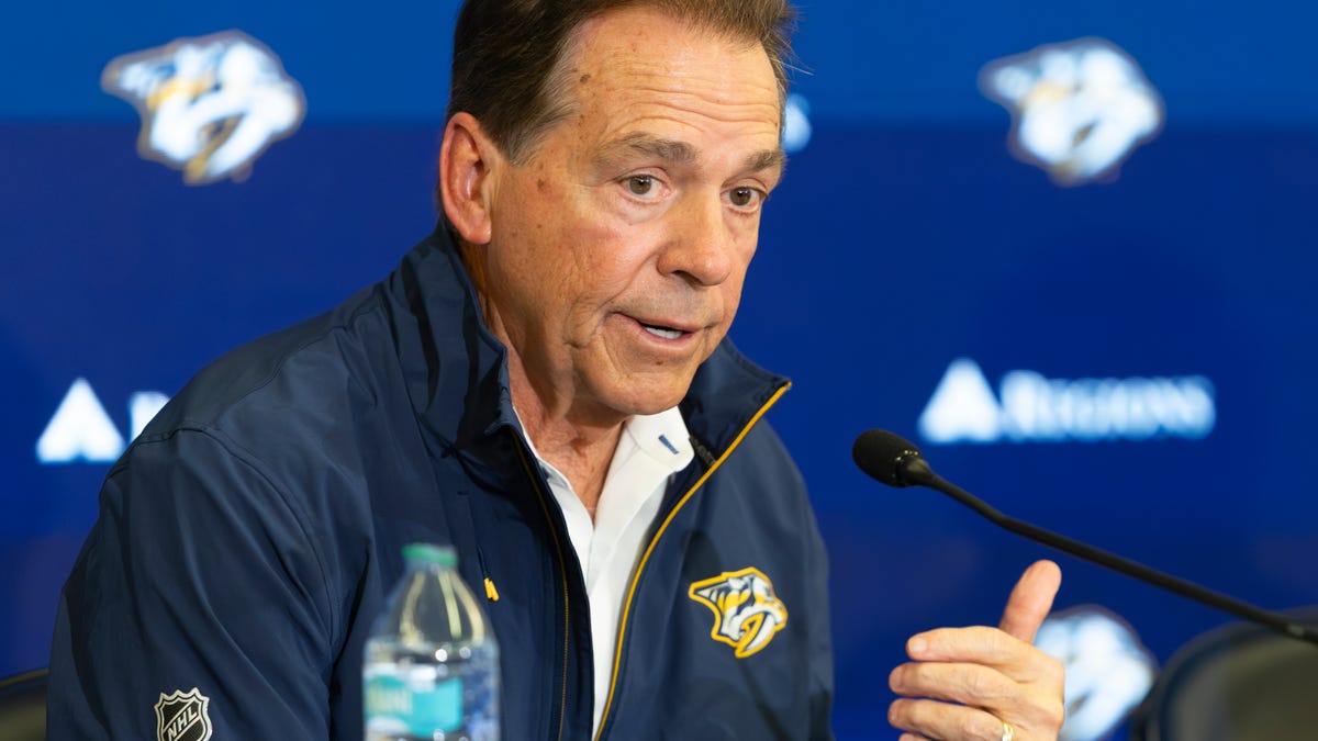 What new Predators minority owner Nick Saban said about role with team
