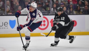 Mason Marchment has 2 power play goals in Blue Jackets win over Kings