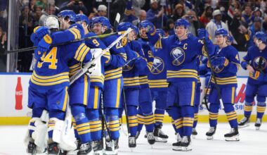 Sabres surge after GM change