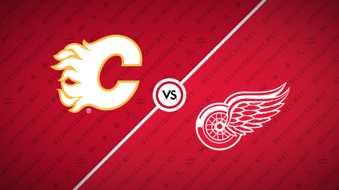 Flames vs. Red Wings, 12/10/2025 – DetroitHockey.Net