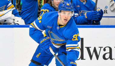 Dylan Holloway St. Louis Blues NHL