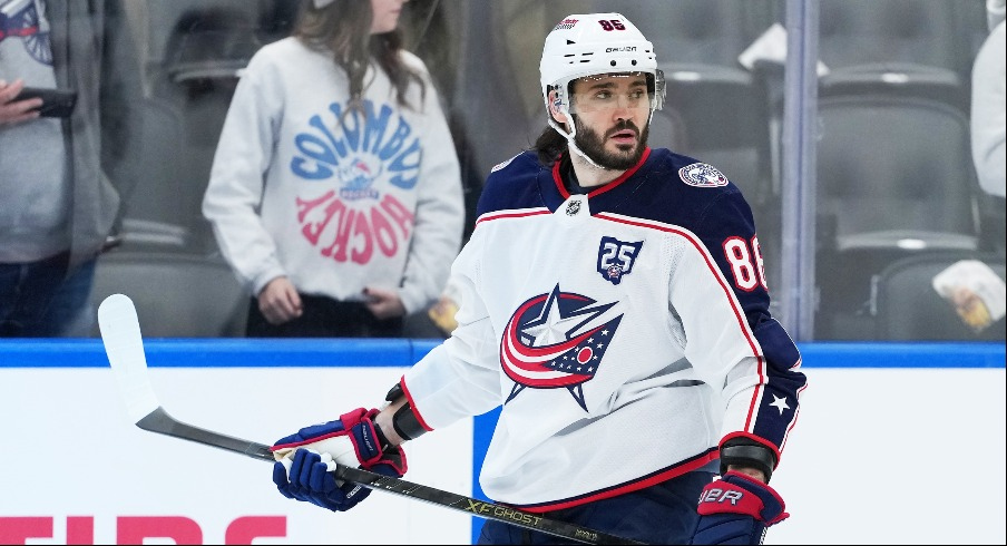 Kirill Marchenko is back in the lineup and Elvis Merzlikins gets another start between the pipes Thursday night when the Columbus Blue Jackets face the Detroit Red Wings.