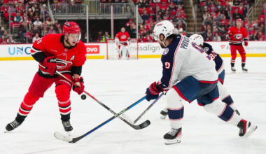 The Columbus Blue Jackets wrap up a three-game homestand Tuesday in Raleigh against the Carolina Hurricanes. Here are five things to know before puck-drop.