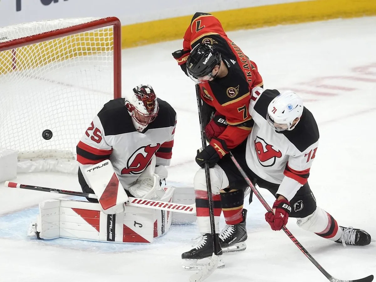 Takeaways: Senators finish three-game homestand pointless in loss to New Jersey Devils