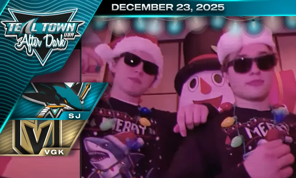 Sharks Steamrolled by Knights 7-2 – 12/23/2025 – Teal Town USA After Dark (Postgame)
