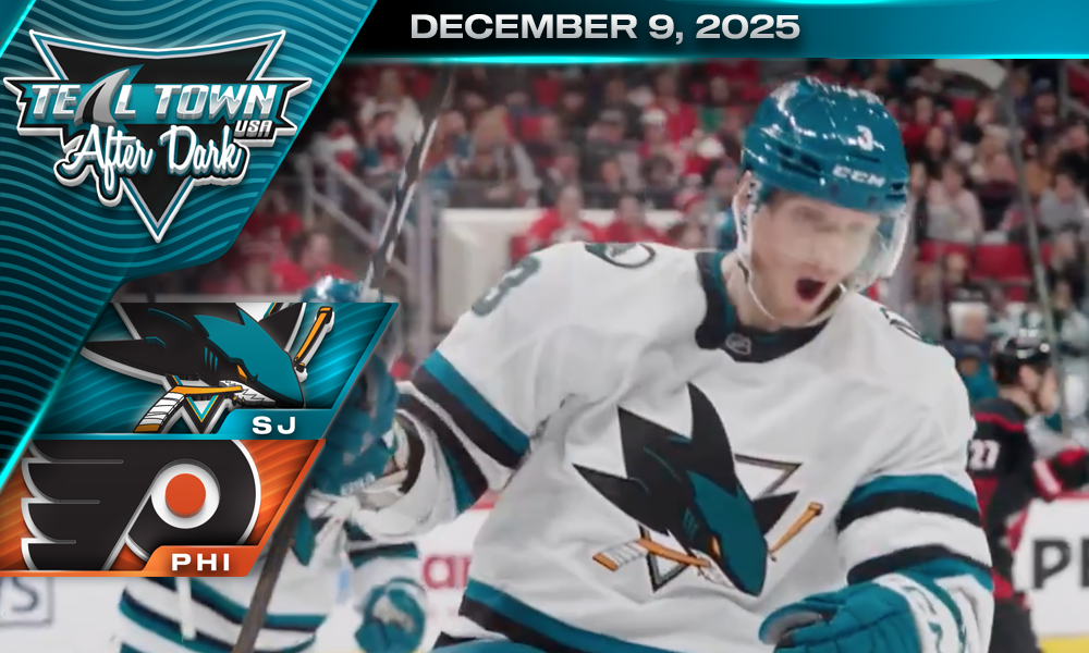 Sharks Smothered by Flyers 4-1 - 12/9/2025 - Teal Town USA After Dark (Postgame)