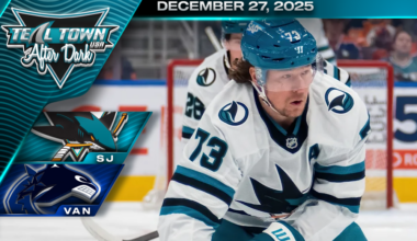 Sharks Double Up Canucks 6-3 - 12/28/2025 - Teal Town USA After Dark (Postgame)
