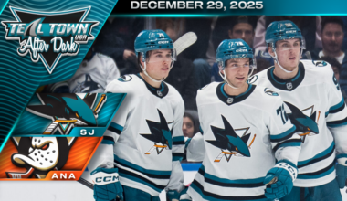 Sharks Survive Ducks Onslaught in 5-4 Win - 12/29/2025 - Teal Town USA After Dark (Postgame)