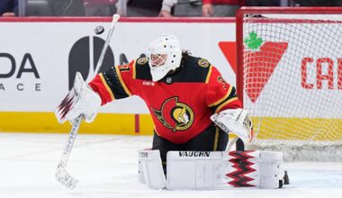 Ottawa Senators recall G Hunter Shepard in wake of Linus Ullmark’s leave