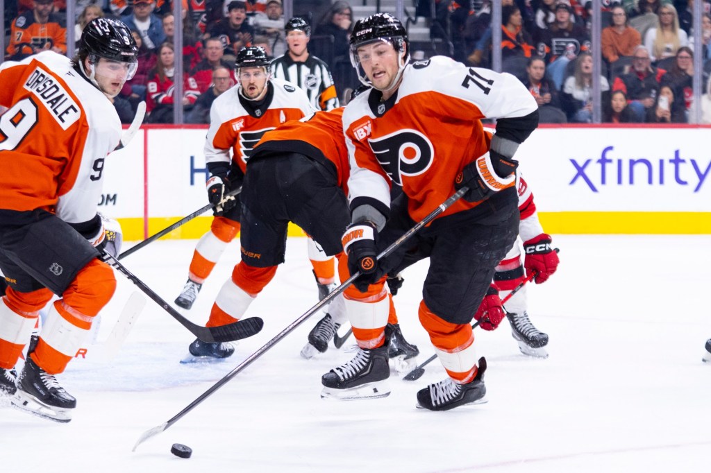 Flyers' Tyson Foerster will miss 5 months after arm surgery