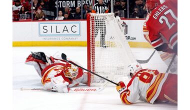 Bussi gets first career shutout, Ehlers scores lone goal in Hurricanes’ OT win