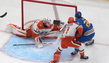 Ducks getting tested in goal as they host Utah – Orange County Register